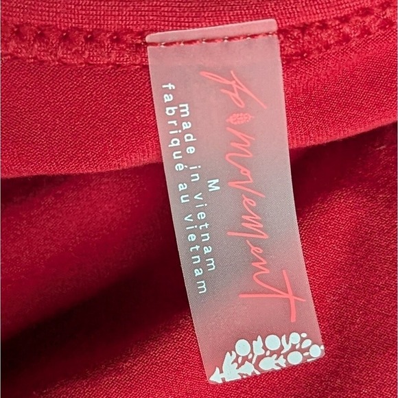 Free People Neon Coral Athleisure‎ Jumpsuit Size M - Picture 7 of 10